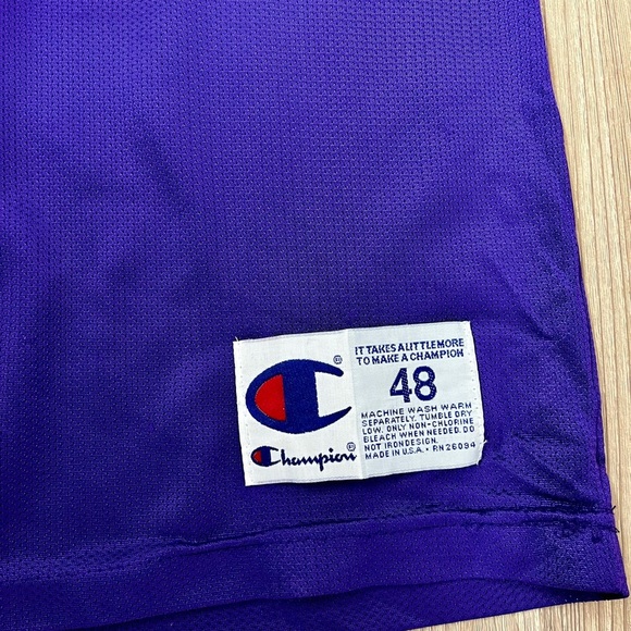 Vintage NBA Toronto Raptors Isiah Thomas #11 Jersey Champion Men’s Sz 48 RARE XL - Picture 4 of 11